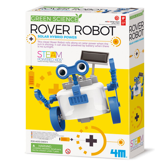 4M Kidzlabs Green Science Rover Robot