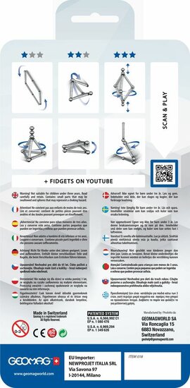  GEOMAG Pro-L Magnetic Fidget 14-delig