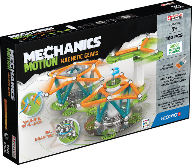 GEOMAG Mechanics Motion Magnetische Schakelingen 160-delig