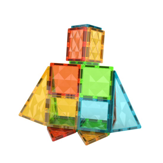 GEOMAG Magnetic Tiles Gems 16-delig