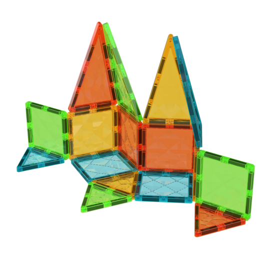 GEOMAG Magnetic Tiles Gems 32-delig