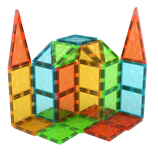 GEOMAG Magnetic Tiles Gems 44-delig