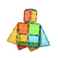 GEOMAG Magnetic Tiles Gems 16-delig